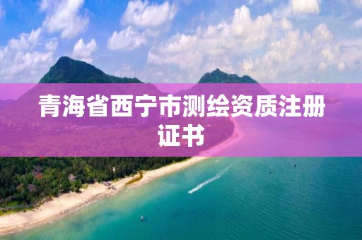 青海省西宁市测绘资质注册证书