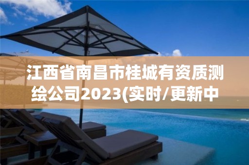 江西省南昌市桂城有资质测绘公司2023(实时/更新中)