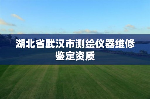 湖北省武汉市测绘仪器维修鉴定资质