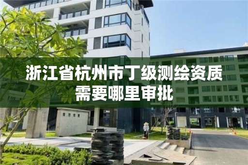 浙江省杭州市丁级测绘资质需要哪里审批