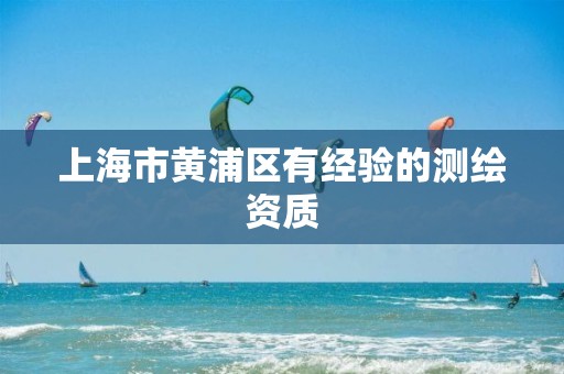 上海市黄浦区有经验的测绘资质