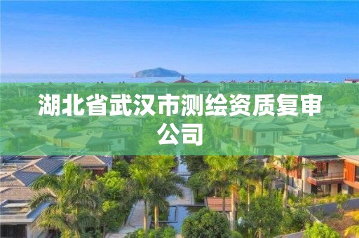 湖北省武汉市测绘资质复审公司