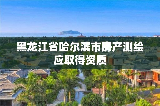 黑龙江省哈尔滨市房产测绘应取得资质