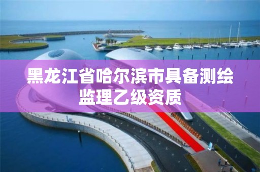 黑龙江省哈尔滨市具备测绘监理乙级资质