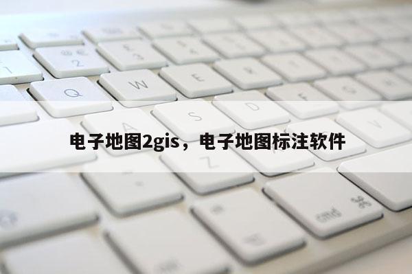 电子地图2gis，电子地图标注软件