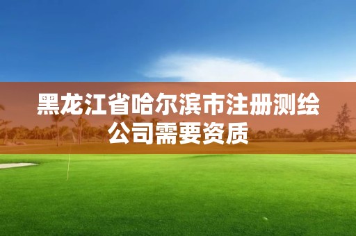 黑龙江省哈尔滨市注册测绘公司需要资质