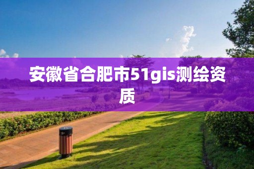 安徽省合肥市51gis测绘资质