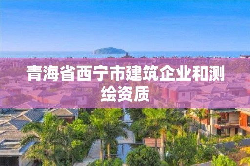 青海省西宁市建筑企业和测绘资质