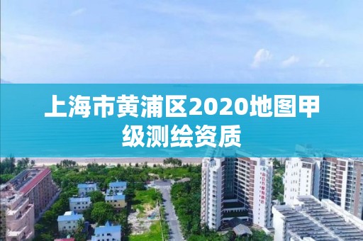 上海市黄浦区2020地图甲级测绘资质