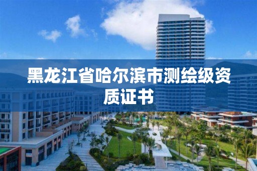 黑龙江省哈尔滨市测绘级资质证书