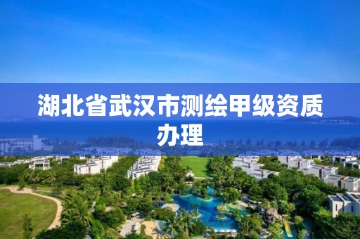 湖北省武汉市测绘甲级资质办理