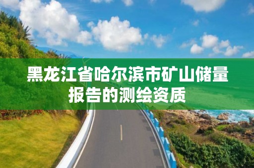 黑龙江省哈尔滨市矿山储量报告的测绘资质