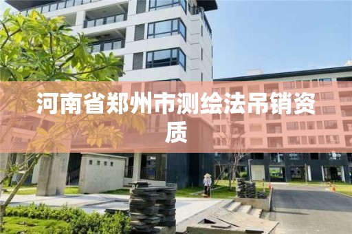 河南省郑州市测绘法吊销资质