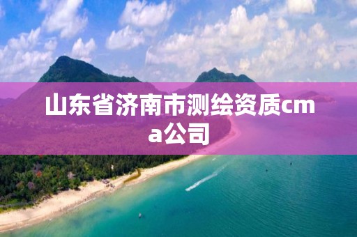 山东省济南市测绘资质cma公司