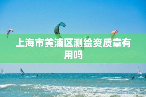 上海市黄浦区测绘资质章有用吗