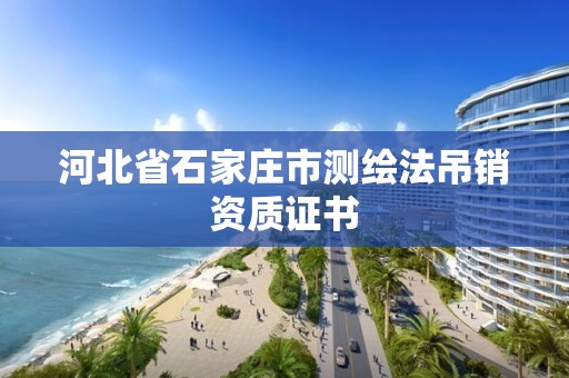 河北省石家庄市测绘法吊销资质证书