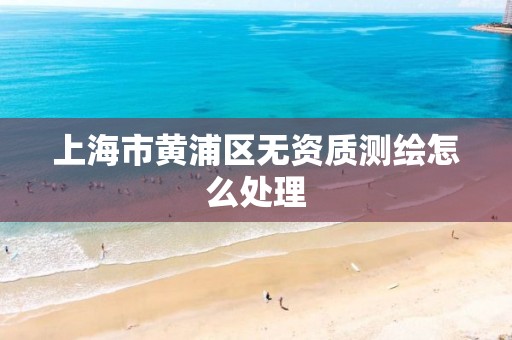 上海市黄浦区无资质测绘怎么处理