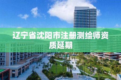 辽宁省沈阳市注册测绘师资质延期