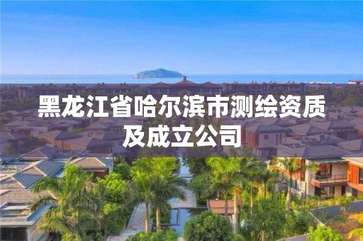 黑龙江省哈尔滨市测绘资质及成立公司