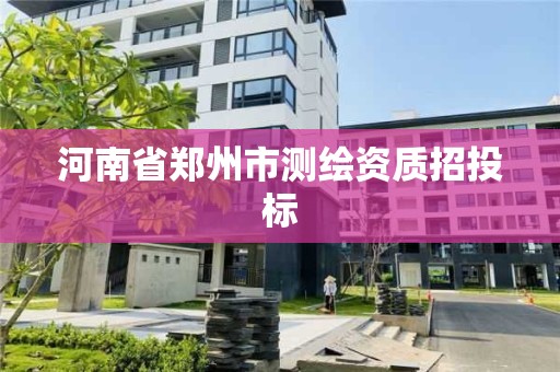 河南省郑州市测绘资质招投标