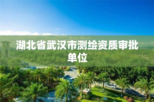 湖北省武汉市测绘资质审批单位