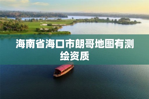 海南省海口市朗哥地图有测绘资质