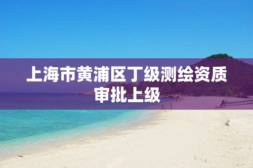 上海市黄浦区丁级测绘资质审批上级