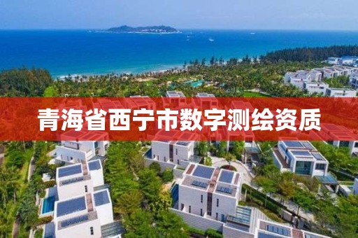 青海省西宁市数字测绘资质