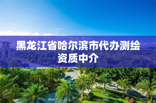 黑龙江省哈尔滨市代办测绘资质中介