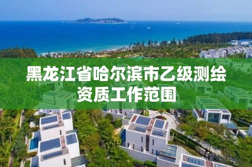 黑龙江省哈尔滨市乙级测绘资质工作范围