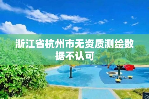 浙江省杭州市无资质测绘数据不认可