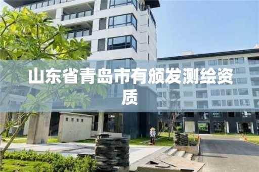 山东省青岛市有颁发测绘资质