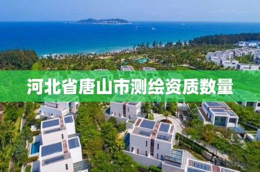 河北省唐山市测绘资质数量