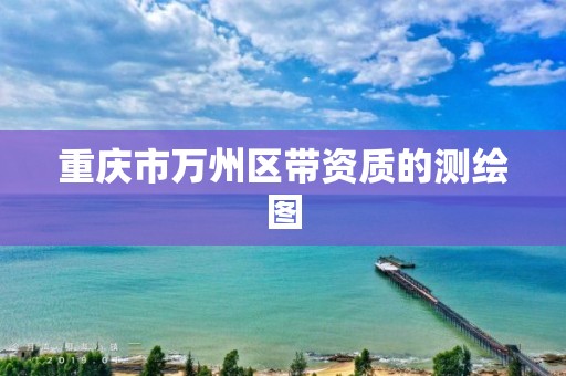 重庆市万州区带资质的测绘图