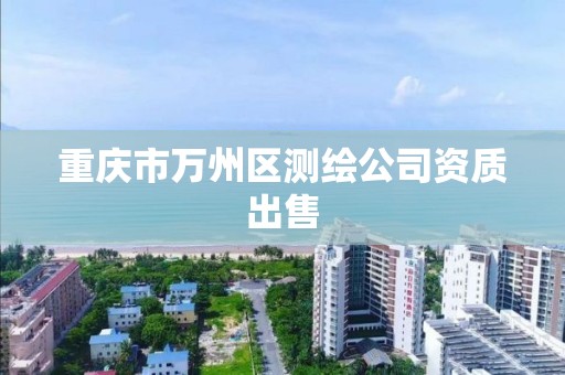 重庆市万州区测绘公司资质出售