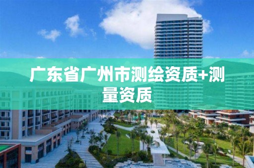 广东省广州市测绘资质+测量资质