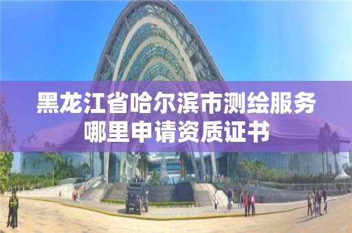 黑龙江省哈尔滨市测绘服务哪里申请资质证书