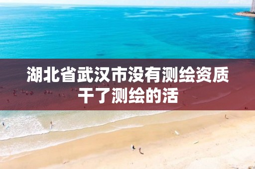 湖北省武汉市没有测绘资质干了测绘的活