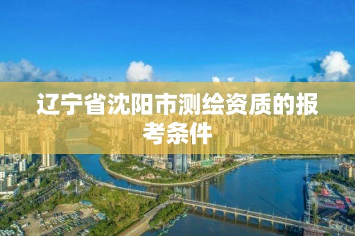 辽宁省沈阳市测绘资质的报考条件