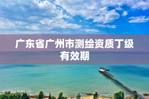 广东省广州市测绘资质丁级有效期