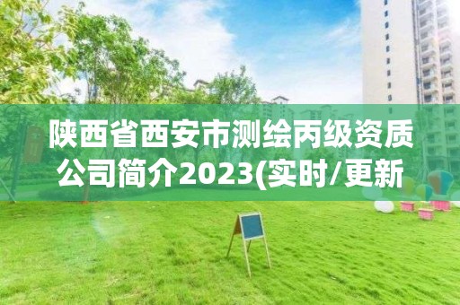 陕西省西安市测绘丙级资质公司简介2023(实时/更新中)