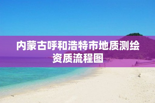 内蒙古呼和浩特市地质测绘资质流程图