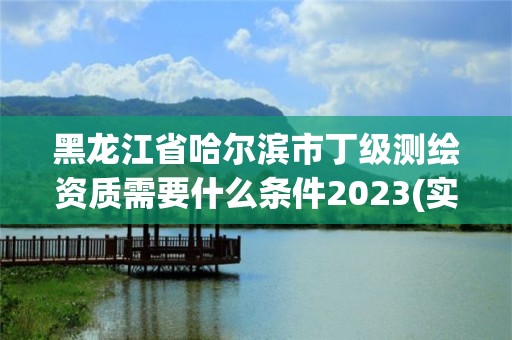 黑龙江省哈尔滨市丁级测绘资质需要什么条件2023(实时/更新中)