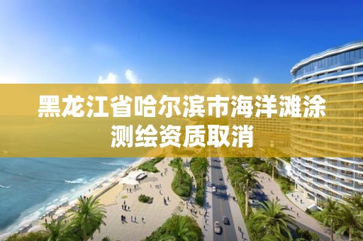 黑龙江省哈尔滨市海洋滩涂测绘资质取消