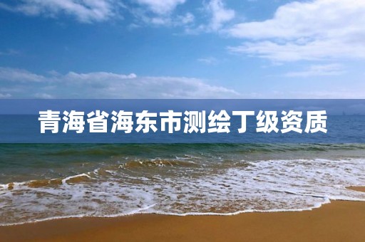 青海省海东市测绘丁级资质