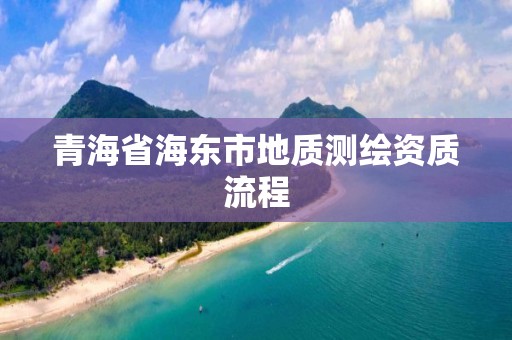 青海省海东市地质测绘资质流程