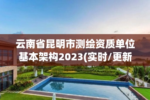 云南省昆明市测绘资质单位基本架构2023(实时/更新中)