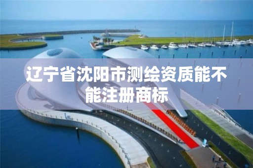 辽宁省沈阳市测绘资质能不能注册商标