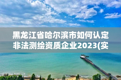 黑龙江省哈尔滨市如何认定非法测绘资质企业2023(实时/更新中)