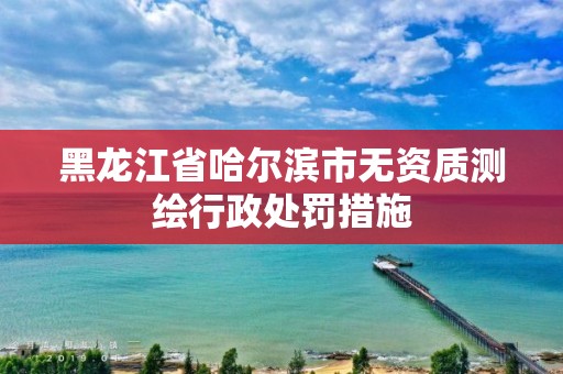 黑龙江省哈尔滨市无资质测绘行政处罚措施